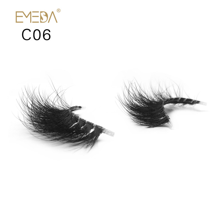 Permanent Long Real Fur 3d Mink Eyelashes Y-PY1